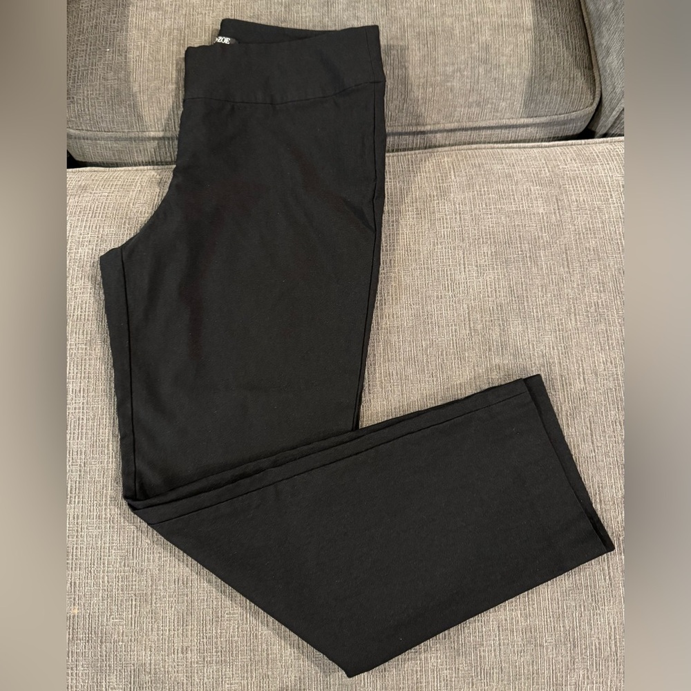 NICE+ZOE black pull-on pants size 12 petite